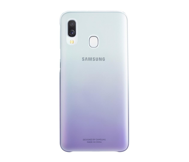 Samsung Gradation cover do Galaxy A40 fioletowe - 493079 - zdjęcie