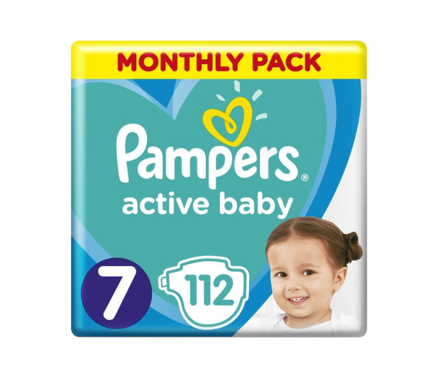 Pampers Active Baby 7 Large XXL 112szt - 490532 - zdjęcie