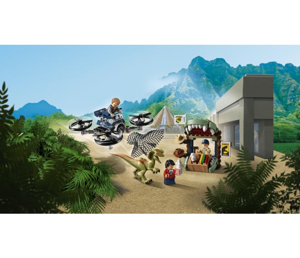 LEGO Jurassic World Dilofozaur na wolności - 496223 - zdjęcie 3