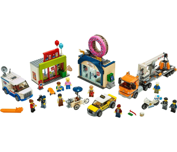 LEGO City Otwarcie sklepu z pączkami - 496186 - zdjęcie 2