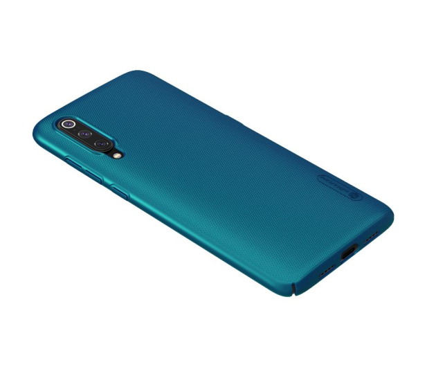 Nillkin Super Frosted Shield do Xiaomi Mi 9 niebieski  - 497137 - zdjęcie 3