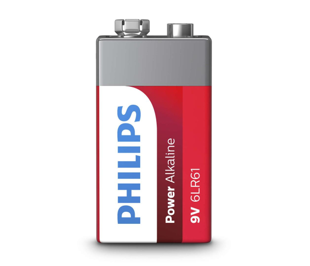 Philips Power Alkaline 9V LR61 (1szt) - 489647 - zdjęcie 2