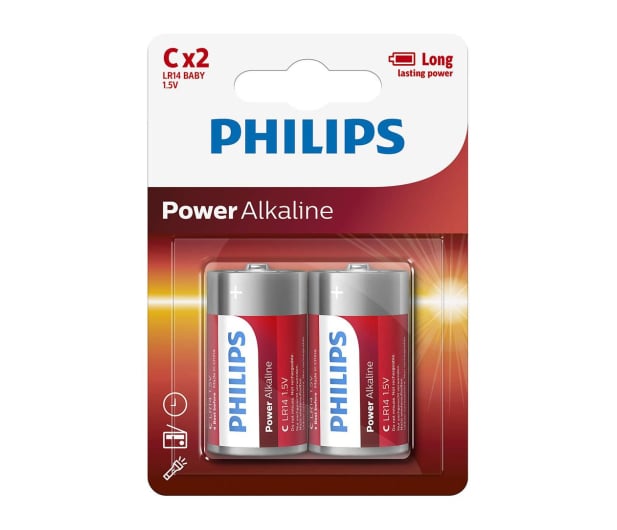 Philips Power Alkaline C LR14 (2szt) - 489645 - zdjęcie