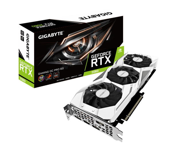 Gigabyte GeForce RTX 2060 GAMING OC PRO WHITE 6G GDDR6 - 497791 - zdjęcie