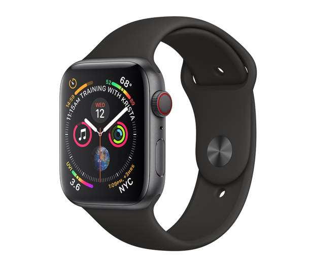 Apple Watch 4 44/Space Gray Aluminium/Black Sport LTE - 491839 - zdjęcie