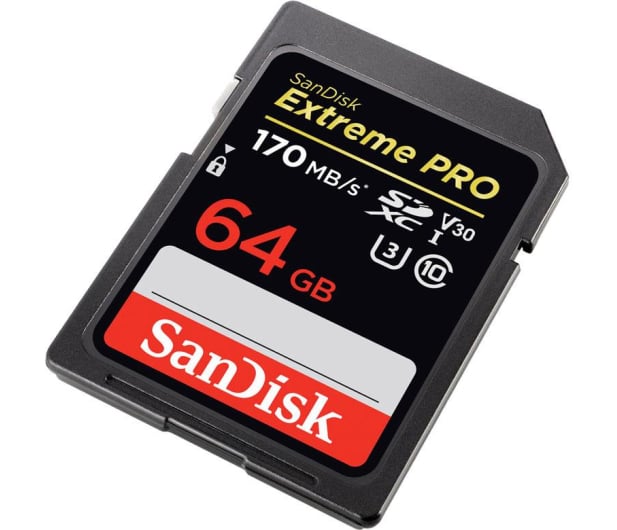SanDisk 64GB Extreme Pro 170/90 MB/s U3 V30 (odczyt/zapis) - 494795 - zdjęcie 2