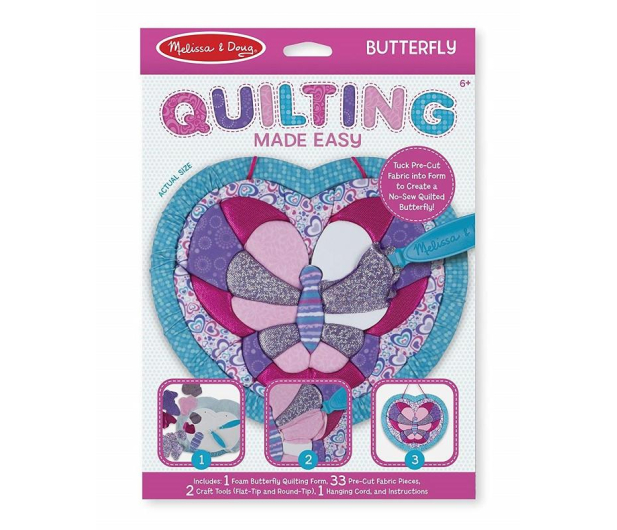 Melissa & Doug Quilting Made Easy - Butterfly - 500778 - zdjęcie 4