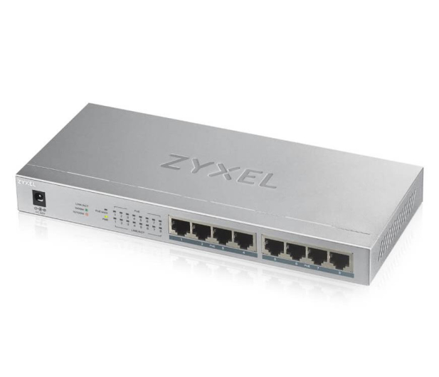 Zyxel 8p GS100-8HP (8x10/100/1000Mbit PoE) - 497613 - zdjęcie 2