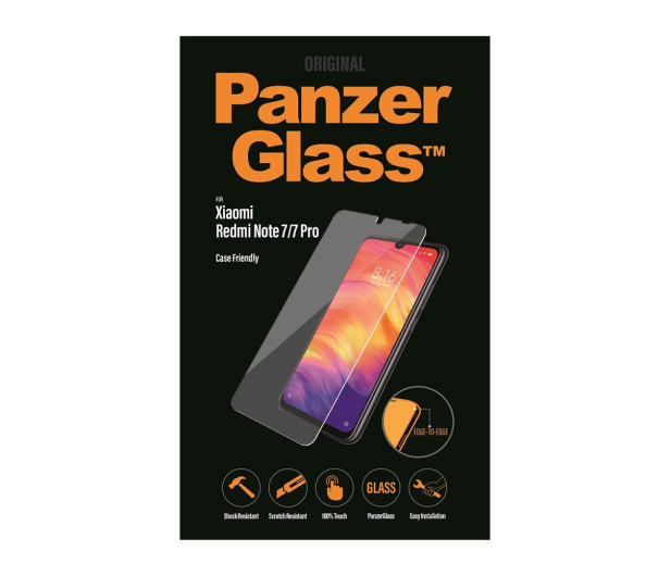PanzerGlass Szkło Edge Casefriendly do Xiaomi Redmi Note 7 - 495684 - zdjęcie