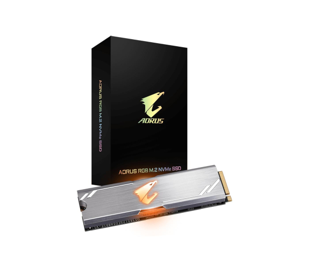 Gigabyte 512GB M.2 PCIe NVMe AORUS RGB - 499476 - zdjęcie 5
