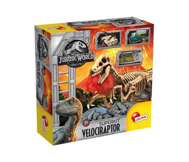 Lisciani Giochi Jurassic World Szkielet Velociraptor - 502159 - zdjęcie
