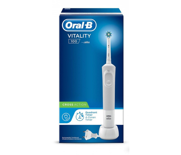 Oral-B Vitality 100 CrossAction White - 506577 - zdjęcie 3