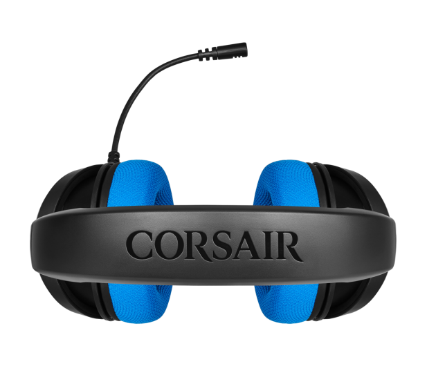 Corsair HS35 Stereo Gaming Headset (niebieski) - 504081 - zdjęcie 4