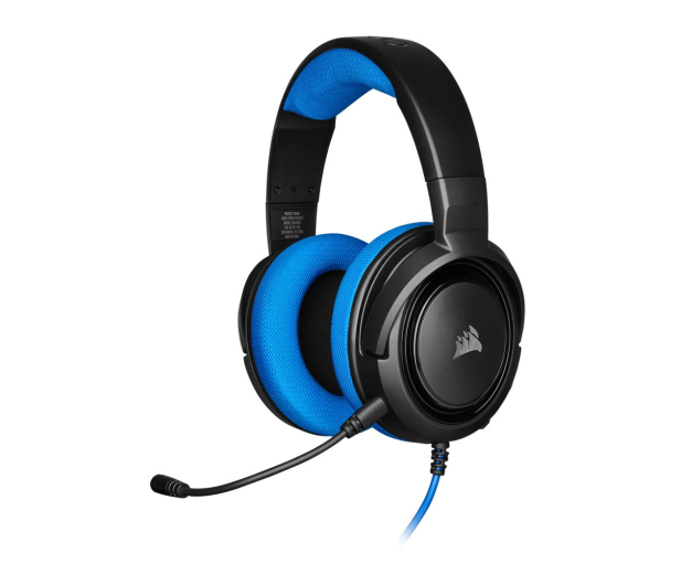 Corsair HS35 Stereo Gaming Headset (niebieski) - 504081 - zdjęcie