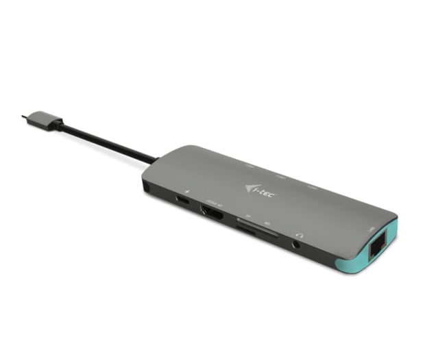 i-tec USB-C Metal Nano Dock 1x HDMI 4K czytnik SD LAN Audio PD 100 - 503277 - zdjęcie