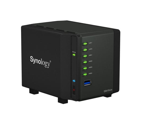 Synology DS419slim (4xHDD, 2x1.33GHz, 512MB, 2xUSB, 2xLAN) - 503247 - zdjęcie