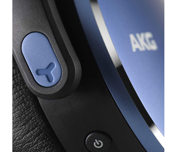 AKG Y500 Wireless Niebieskie - 508027 - zdjęcie 3