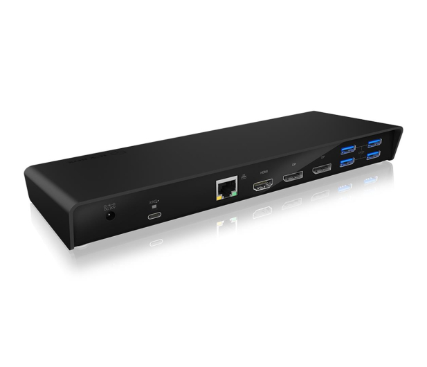 ICY BOX USB-C - HDMI, DisplayPort, USB, PD, Audio - 505421 - zdjęcie