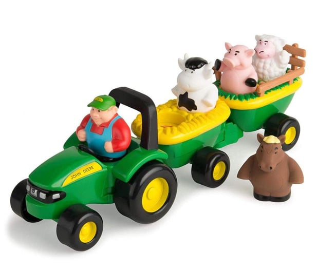 TOMY Johny Traktor wesoła zabawa ze zwierzątkami - 372081 - zdjęcie