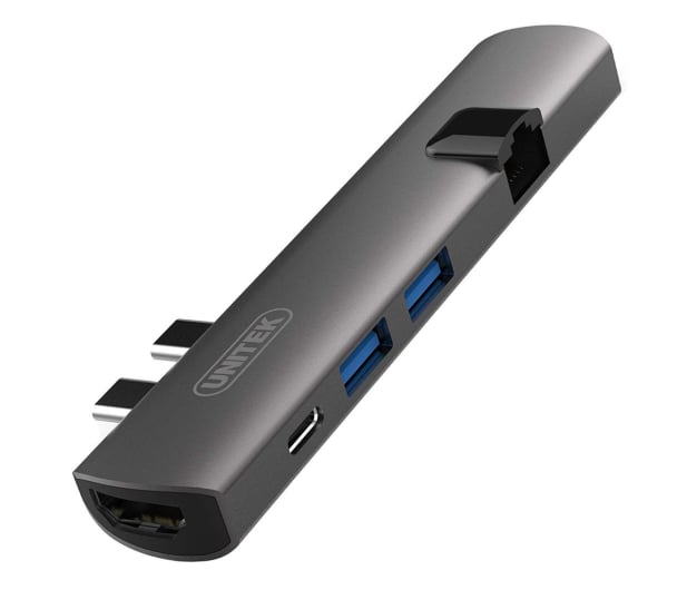 Unitek USB-C - USB, HDMI, RJ-45, Thunderbolt3 - 509646 - zdjęcie