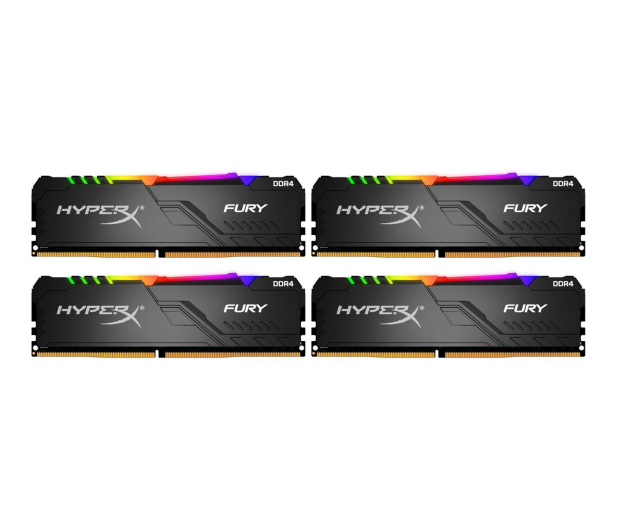 HyperX 64GB (4x16GB) 3466MHz CL17 Fury RGB - 611609 - zdjęcie