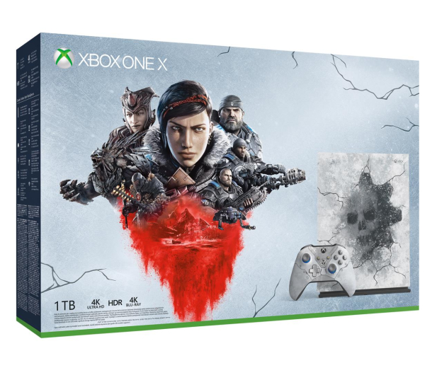 Microsoft Xbox One X 1TB Limited Ed. + GoW 5 - 512344 - zdjęcie