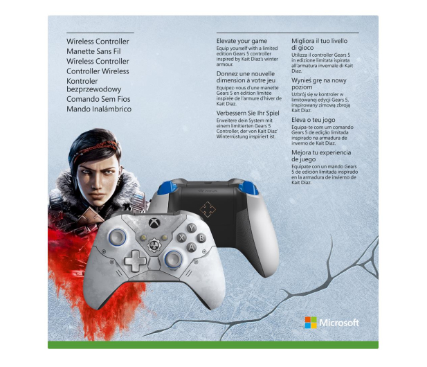 Microsoft Xbox One S Wireless Controller - GoW 5 Ed. - 512523 - zdjęcie 8