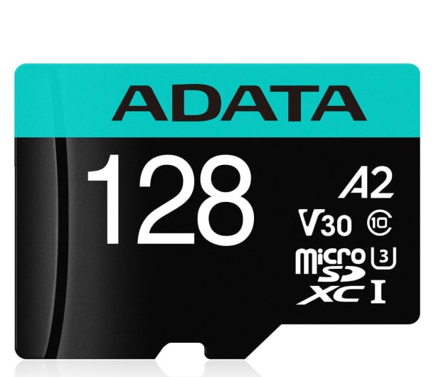 ADATA 128GB microSDXC Premier Pro 100MB/s U3 V30S A2 - 512449 - zdjęcie