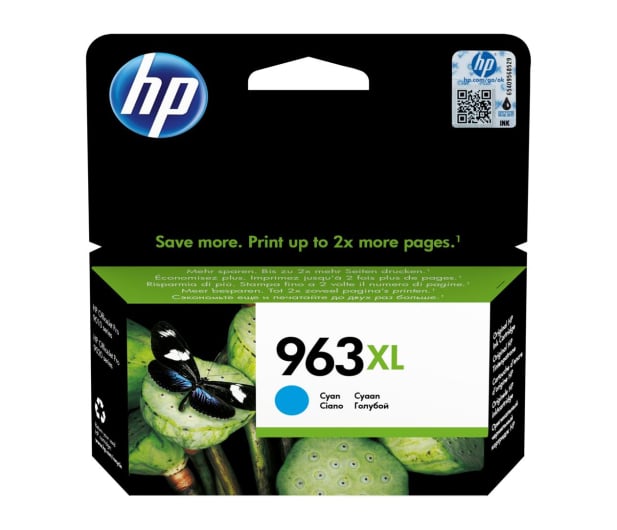 HP 963XL cyan do 1600str. Instant Ink - 512267 - zdjęcie
