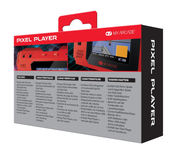 My Arcade PIXEL Player RED - 509053 - zdjęcie 4