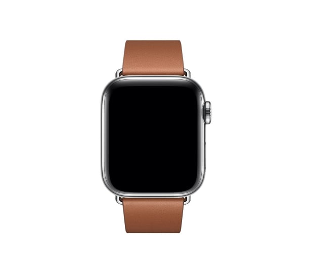 Apple Pasek skórzany z klamrą do Apple Watch brązowy - 516003 - zdjęcie 3