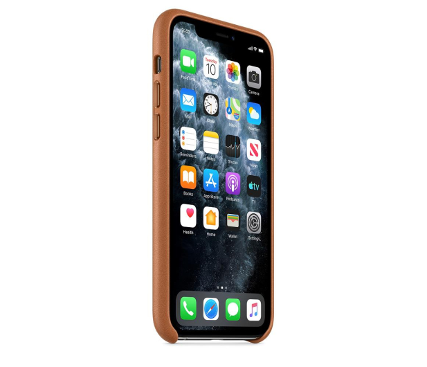 Apple Leather Case do iPhone 11 Pro Saddle Brown - 514618 - zdjęcie 2