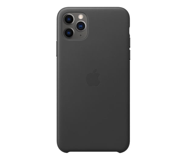 Apple Leather Case do iPhone 11 Pro Max Black - 514621 - zdjęcie