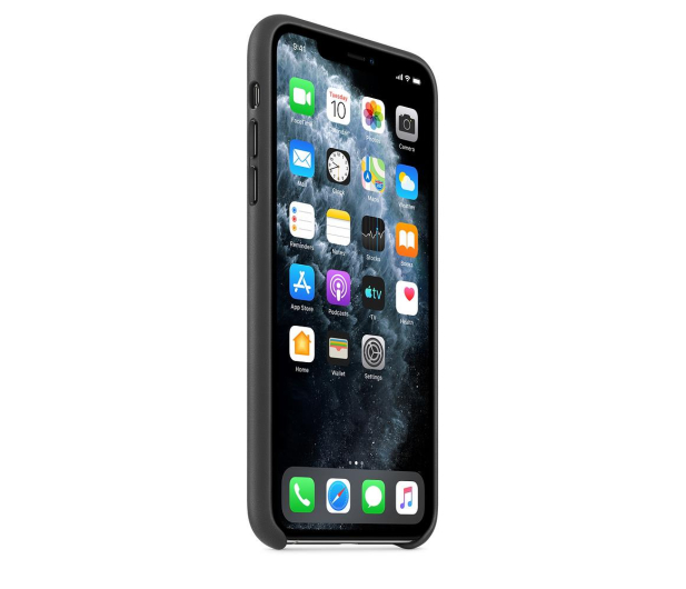 Apple Leather Case do iPhone 11 Pro Max Black - 514621 - zdjęcie 2