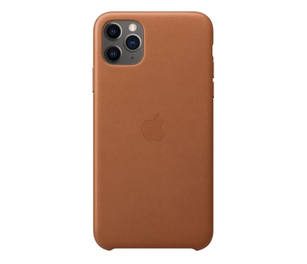Apple Leather Case do iPhone 11 Pro Max Saddle Brown - 514623 - zdjęcie