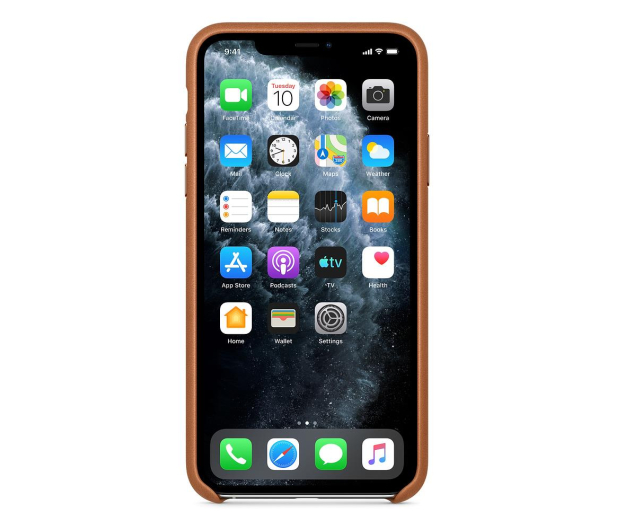 Apple Leather Case do iPhone 11 Pro Max Saddle Brown - 514623 - zdjęcie 3