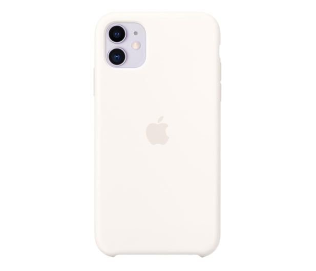 Apple Silicone Case do iPhone 11 White - 515888 - zdjęcie