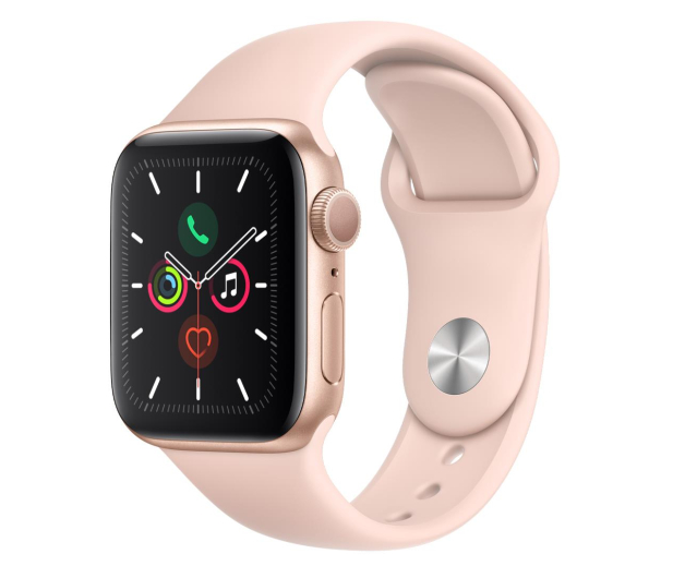 Apple Watch 5 40/Gold Aluminium/Pink Sport GPS - 515902 - zdjęcie