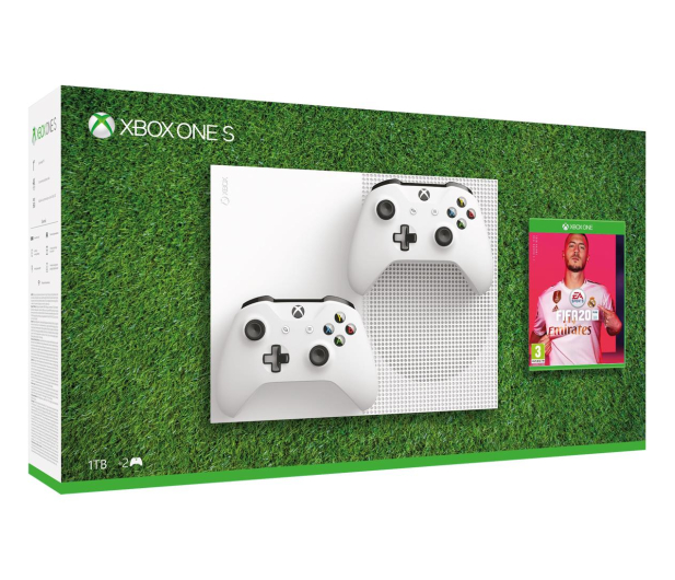 Microsoft Xbox One S 1TB + Pad + Fifa 20 - 516414 - zdjęcie