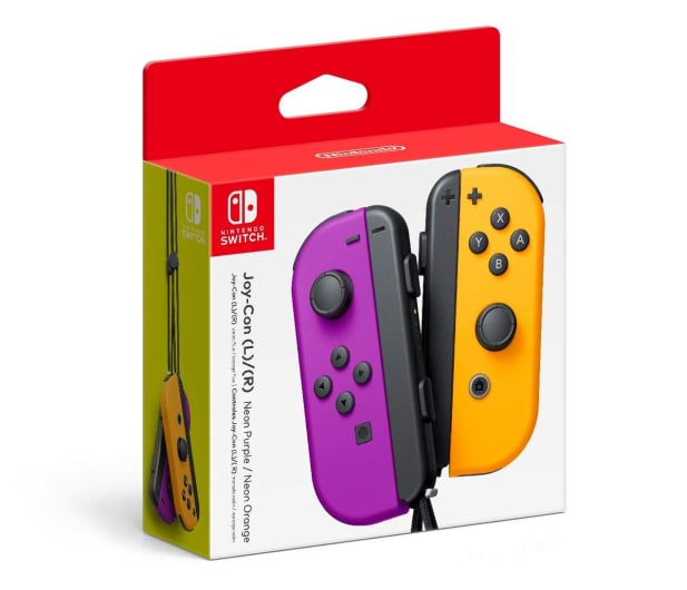 Nintendo Switch Joy-Con Controller - Fioletowy / Pomarańcz. - 516737 - zdjęcie 2