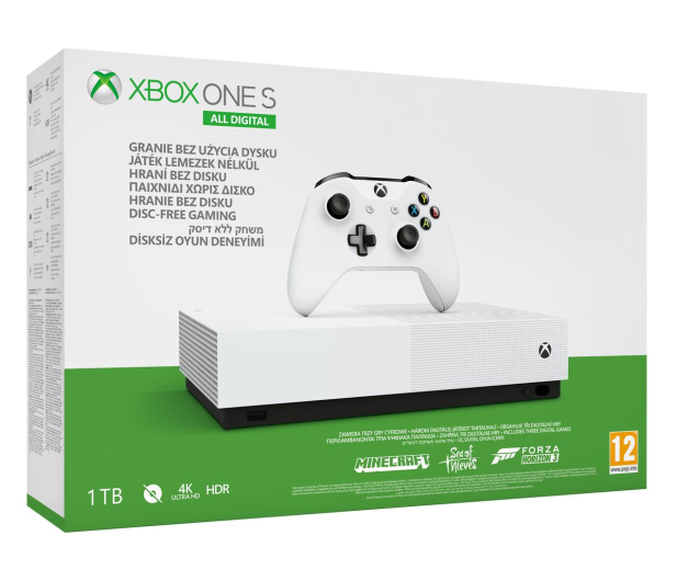 Microsoft Xbox One S 1TB All-Digital Edition - 514268 - zdjęcie 4