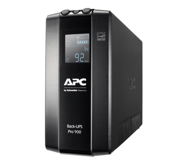 APC Back-UPS Pro (900VA/540W, 6xIEC, RJ-45, AVR, LCD) - 520167 - zdjęcie