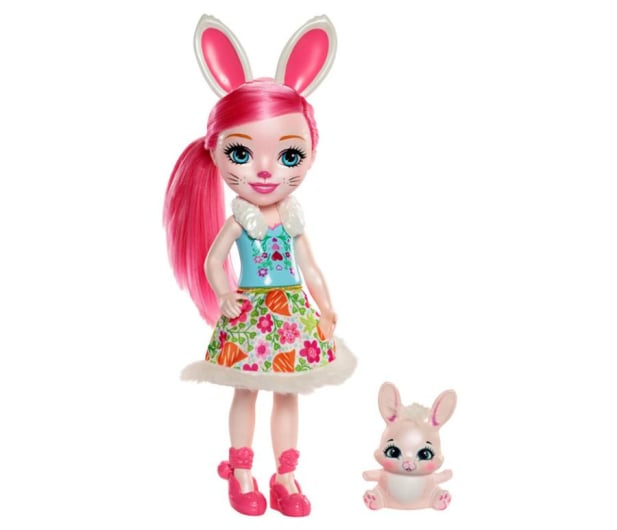 Mattel Enchantimals Wonderwood Lalka Bree Bunny 31 cm - 539208 - zdjęcie