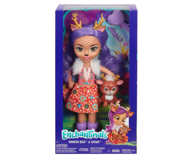 Mattel Enchantimals Wonderwood Lalka Danessa Deer 31cm - 539211 - zdjęcie 2