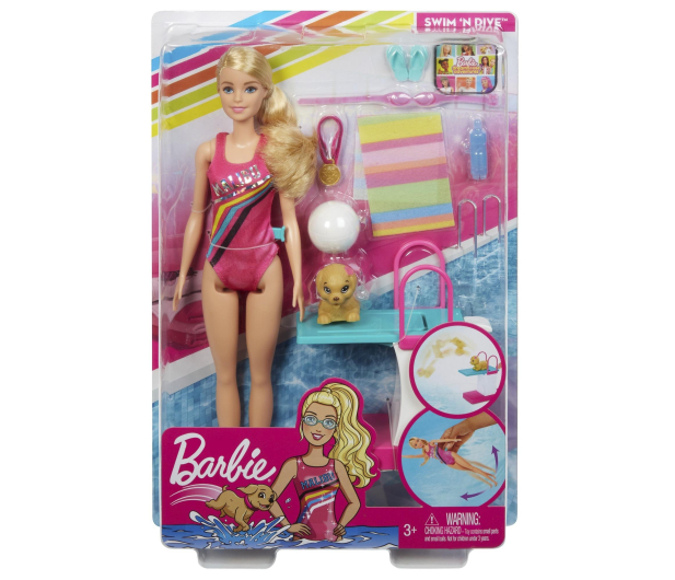 Barbie Lalka Plywaczka - 539261 - zdjęcie 3