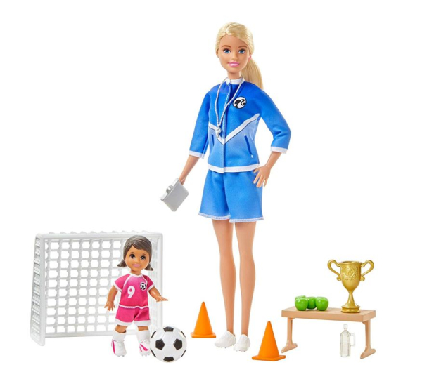 Barbie Trenerka piłki nożnej Zestaw - 539622 - zdjęcie