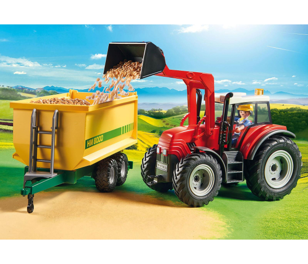 PLAYMOBIL Duży traktor z przyczepą - 540131 - zdjęcie 6