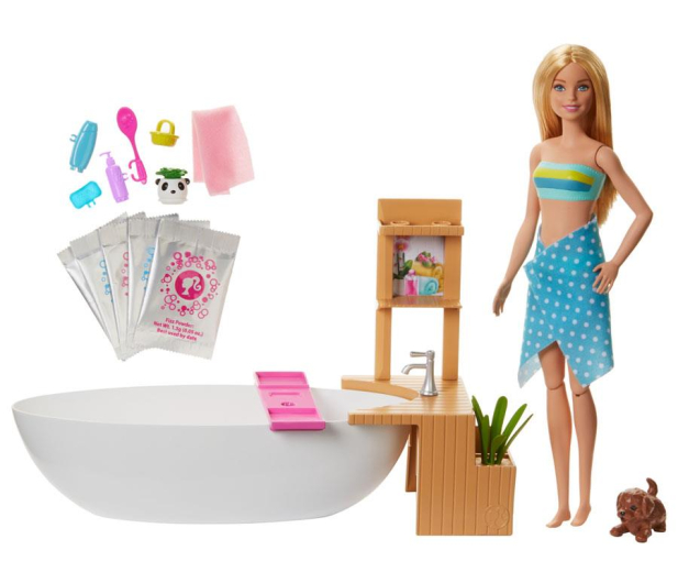 Barbie Relaks w kąpieli Zestaw z lalką - 540509 - zdjęcie