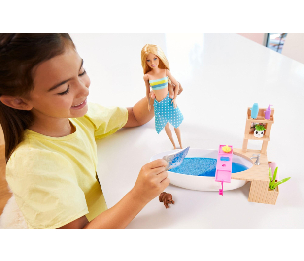 Barbie Relaks w kąpieli Zestaw z lalką - 540509 - zdjęcie 7