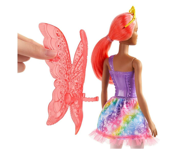 Barbie Dreamtopia Wróżka różowe włosy - 540501 - zdjęcie 3